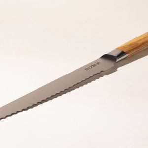 Bread Knife Olive Wood · 9"